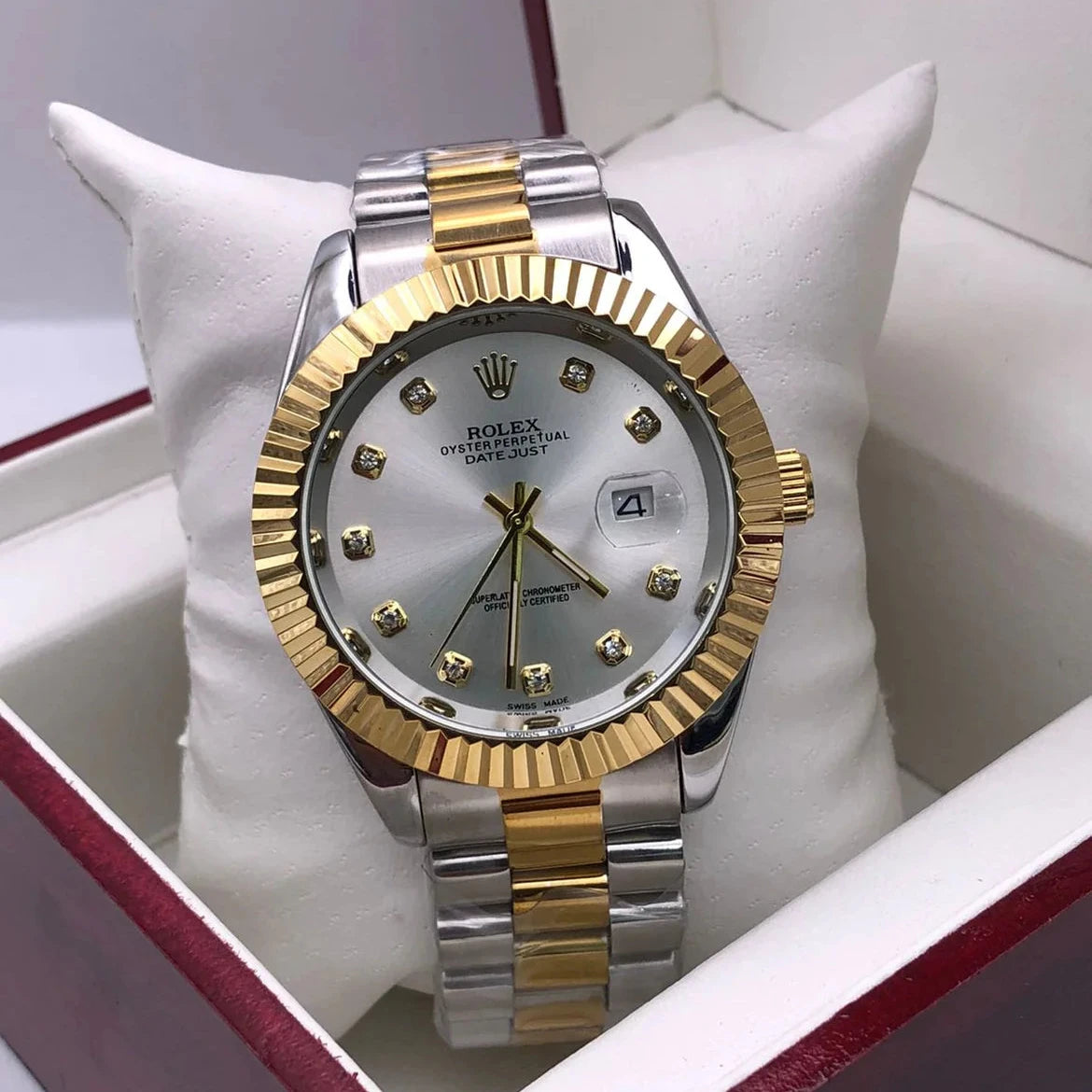 ROLEX QUARTZ AAA Quality Watch With Original Box And 1 Year Warranty